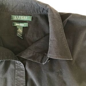 Boys’ Ralph Lauren Button Down Black Youth Large